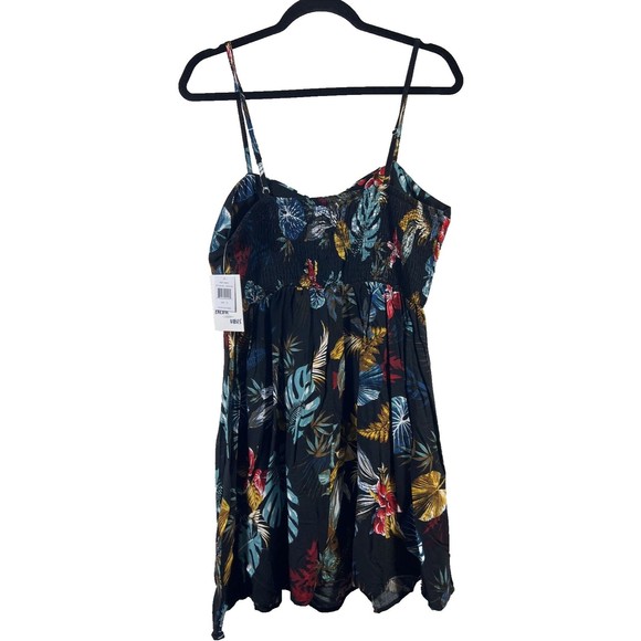 Pacific Vibes Floral Dress Sleeveless with Padded Bra Hawaiian Size XL - Picture 5 of 15